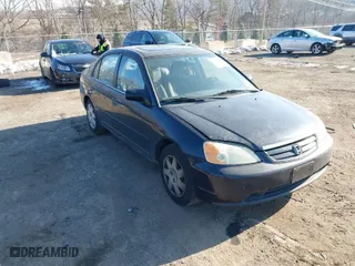 2002 Honda Civic EX with VIN 2HGES26842H549564, listed as a IAAI auction lot 41449790 with 137,844 mi miles. Bid and sale history available at carsss.com. Image 1.
