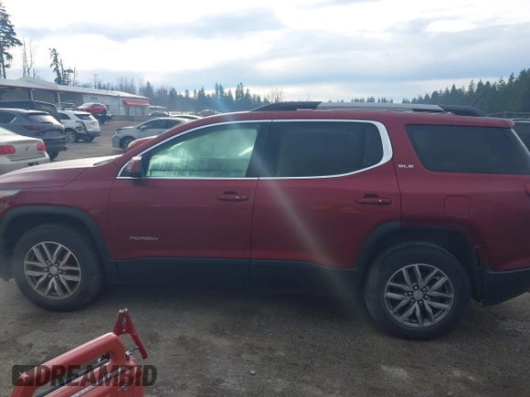 2017 GMC Acadia SLE with VIN 1GKKNSLA9HZ294472, listed as a IAAI auction lot 41080125 with 124,432 mi miles. Bid and sale history available at carsss.com. Image 14.