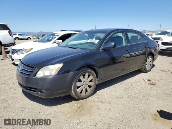 2007 Toyota Avalon XL z VIN 4T1BK36B37U221068, wystawiony jako Copart lot #58092985 z przebiegiem 168 743 mil mil oraz Szkoda całkowita • Salvage title. Historia ofert i sprzedaży dostępna na DreamBid. Obrazek 1.