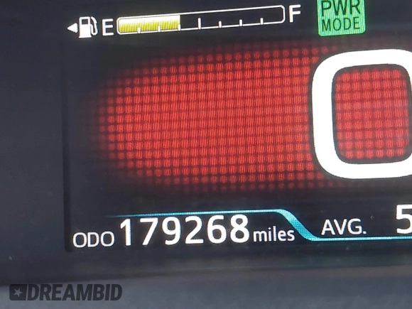 2016 Toyota Prius Four with VIN JTDKARFU2G3519256, listed as a IAAI auction lot 41690372 with 179,268 mi miles. Bid and sale history available at carsss.com. Image 15.