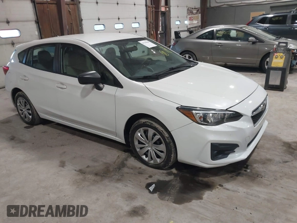 2018 Subaru Impreza with VIN 4S3GTAA67J1726741, listed as a IAAI auction lot 41704440 with 36,705 mi miles. Bid and sale history available at carsss.com. Image 1.