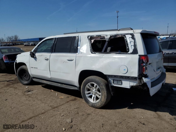 2018 Chevrolet Suburban LT with VIN 1GNSKHKCXJR115671, listed as a Copart auction lot 48954845 with 112,962 mi miles and Salvage Title. Bid and sale history available at carsss.com. Image 2.
