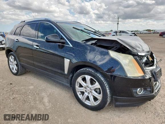 2015 Cadillac SRX Performance Collection with VIN 3GYFNCE34FS574161, listed as a Copart auction lot 60151945 with 108,844 mi miles and Salvage title. Bid and sale history available at DreamBid. Image 4.