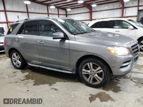 2013 Mercedes-Benz M ML 350 with VIN 4JGDA5HB6DA180761, listed as a Copart auction lot 51044665 with 121,055 mi miles and Salvage Title. Bid and sale history available at carsss.com. Image 4.