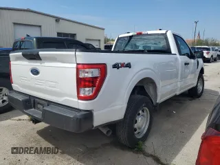 2021 Ford F-150 XL z VIN 1FTMF1E54MKD59565, wystawiony jako Copart lot #54433755 z przebiegiem 15 596 mil mil oraz Szkoda całkowita • Salvage title. Historia ofert i sprzedaży dostępna na DreamBid. Obrazek 3.