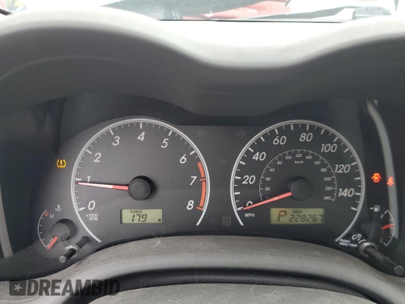 2009 Toyota Corolla with VIN 2T1BU40E09C173343, listed as a Copart auction lot 48817835 with 228,267 mi miles and Salvage Title. Bid and sale history available at carsss.com. Image 9.