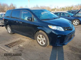 2020 Toyota Sienna L with VIN 5TDZZ3DCXLS063501, listed as a IAAI auction lot 41322649 with 108,918 mi miles and . Bid and sale history available at DreamBid. Image 1.