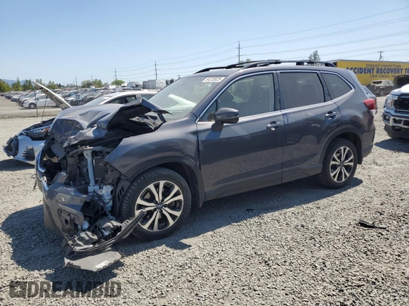 2021 Subaru Forester Limited z VIN JF2SKAUCXMH515576, wystawiony jako Copart lot #54220925 z przebiegiem 70 636 mil mil oraz Szkoda całkowita • Salvage title. Historia ofert i sprzedaży dostępna na DreamBid. Obrazek 1.