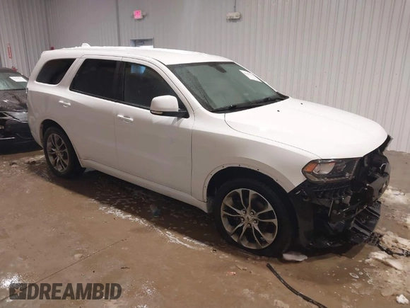 2020 Dodge Durango GT Plus with VIN 1C4RDJDG0LC146331, listed as a IAAI auction lot 41295141 with 118,562 mi miles and . Bid and sale history available at DreamBid. Image 1.