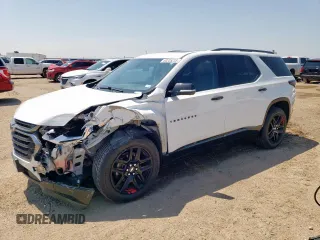 2020 Chevrolet Traverse Premier with VIN 1GNERKKW0LJ189120, listed as a Copart auction lot 60205235 with 125,585 mi miles and Salvage title. Bid and sale history available at DreamBid. Image 1.