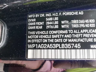 2023 Porsche Macan S с VIN WP1AG2A53PLB35745, выставлен на аукционе IAAI как лот 42350670 с пробегом 17 221 миль миль и . История ставок и продаж доступна на DreamBid. Изображение 9.