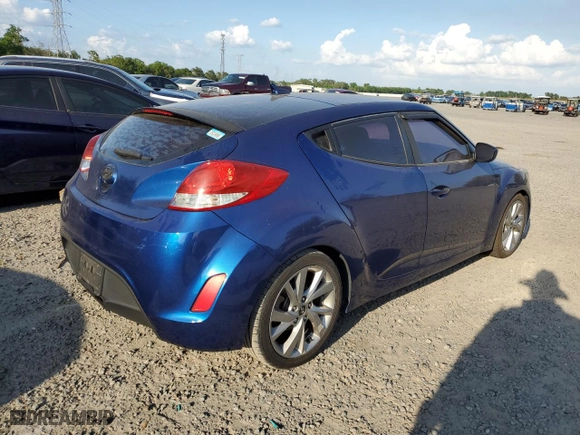 2016 Hyundai Veloster with VIN KMHTC6AD2GU269964, listed as a Copart auction lot 51616955 with 135,593 mi miles and Clean Title. Bid and sale history available at carsss.com. Image 3.