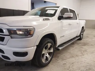 2021 Ram 1500 Laramie with VIN 1C6SRFJT6MN671456, listed as a IAAI auction lot 41087757 with 40,593 mi miles and . Bid and sale history available at DreamBid. Image 19.