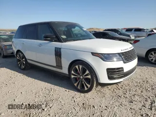 2020 Land Rover Range Rover SV Autobiography Dynamic with VIN SALGW2RE5LA575063, listed as a Copart auction lot 60424275 with 81,501 mi miles and Salvage title. Bid and sale history available at DreamBid. Image 4.
