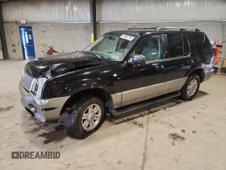 2004 Mercury Mountaineer Convenience z VIN 4M2ZU86W64UJ11988, wystawiony jako Copart lot #63993715 z przebiegiem 94 682 mil mil oraz Szkoda całkowita • Salvage title. Historia ofert i sprzedaży dostępna na DreamBid. Obrazek 1.