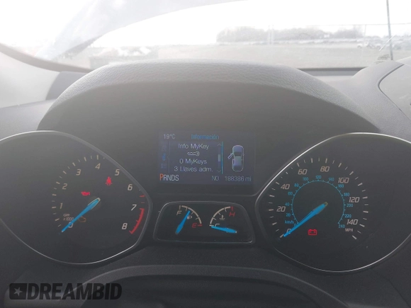 2014 Ford Escape SE with VIN 1FMCU0GX9EUE26575, listed as a IAAI auction lot 41846411 with 188,386 mi miles. Bid and sale history available at carsss.com. Image 7.