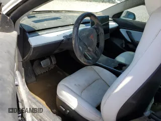 2019 Tesla Model 3 Mid Range with VIN 5YJ3E1EA3KF509087, listed as a Copart auction lot 46364865 with Not Provided miles and Salvage Title. Bid and sale history available at DreamBid. Image 8.