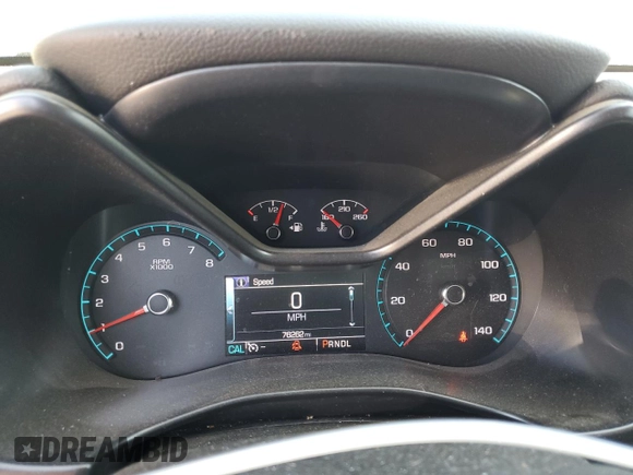 2017 Chevrolet Colorado 4WD LT with VIN 1GCHTCENXH1248570, listed as a Copart auction lot 52971215 with 76,262 mi miles and Salvage title. Bid and sale history available at DreamBid. Image 9.