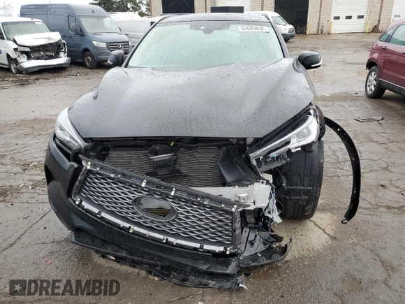 2024 Infiniti QX50 Luxe with VIN 3PCAJ5BBXRF102336, listed as a Copart auction lot 85695054 with 6,194 mi miles and Salvage title. Bid and sale history available at DreamBid. Image 5.