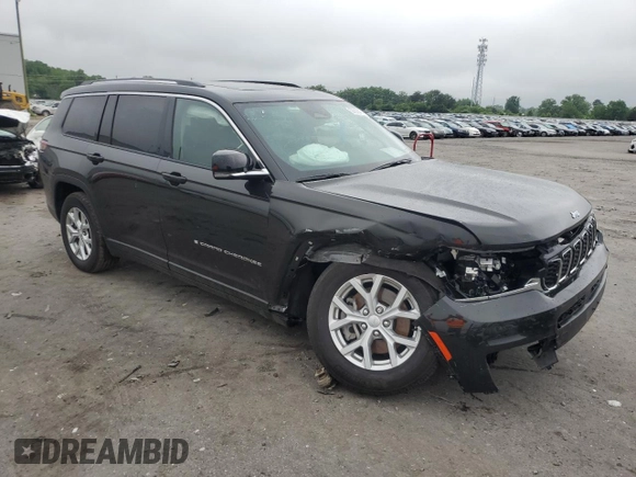 2024 Jeep Grand Cherokee Limited with VIN 1C4RJKBG4R8926362, listed as a Copart auction lot 55655645 with 18,316 mi miles and Salvage title. Bid and sale history available at DreamBid. Image 4.