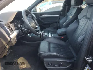 2020 Audi Q5 Premium with VIN WA1ANAFYXL2121727, listed as a Copart auction lot 43209445 with 51,845 mi miles and Salvage Title. Bid and sale history available at carsss.com. Image 7.