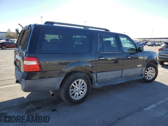 2007 Ford Expedition EL XLT with VIN 1FMFK15527LA06756, listed as a Copart auction lot 81134164 with 201,146 mi miles and Salvage Title. Bid and sale history available at carsss.com. Image 3.