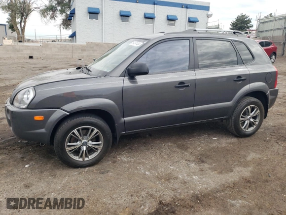 2007 Hyundai Tucson GLS with VIN KM8JM12B27U614351, listed as a Copart auction lot 69491404 with 127,278 mi miles and Salvage Title. Bid and sale history available at carsss.com. Image 1.
