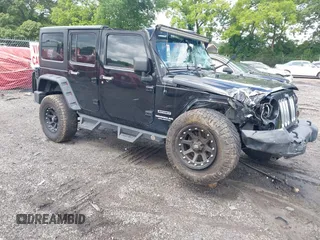 2012 Jeep Wrangler Unlimited Sport with VIN 1C4BJWDG8CL120308, listed as a IAAI auction lot 42365817 with 190,619 mi miles and . Bid and sale history available at DreamBid. Image 1.