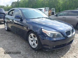 2005 BMW 5 Series 530i with VIN WBANA73515B813665, listed as a IAAI auction lot 42120936 with 142,059 mi miles and . Bid and sale history available at carsss.com. Image 1.