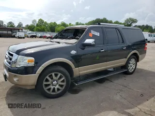 2013 Ford Expedition Max XLT with VIN 1FMJK1H56DEF00527, listed as a Copart auction lot 52957775 with 179,453 mi miles and Salvage title. Bid and sale history available at DreamBid. Image 1.