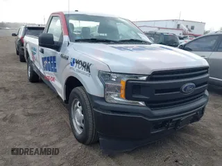 2018 Ford F-150 XL with VIN 1FTMF1CB7JKF68576, listed as a IAAI auction lot 41838856 with 15,396 mi miles. Bid and sale history available at carsss.com. Image 1.