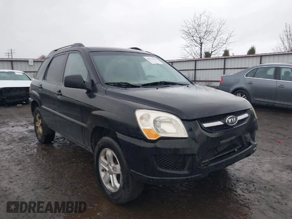 2009 Kia Sportage LX with VIN KNDJE723497612745, listed as a IAAI auction lot 41974301 with 141,110 mi miles and . Bid and sale history available at carsss.com. Image 1.
