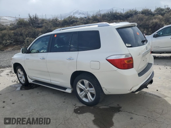 2010 Toyota Highlander Limited with VIN 5TDDK3EH5AS003034, listed as a Copart auction lot 50449835 with 185,717 mi miles and Salvage title. Bid and sale history available at DreamBid. Image 2.