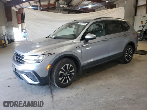 2023 Volkswagen Tiguan S с VIN 3VVRB7AXXPM036695, выставлен на аукционе Copart как лот 56776035 с пробегом 28 610 миль миль и Списание • Salvage title. История ставок и продаж доступна на DreamBid. Изображение 1.