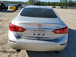 2017 Infiniti Q50 3.0t Signature Edition with VIN JN1EV7AR6HM832060, listed as a Copart auction lot 74277644 with 75,543 mi miles and Salvage Title. Bid and sale history available at carsss.com. Image 6.