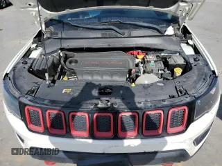 2020 Jeep Compass Trailhawk with VIN 3C4NJDDB3LT189398, listed as a Copart auction lot 88671285 with 75,672 mi miles and Salvage title. Bid and sale history available at DreamBid. Image 11.