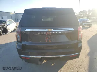 2022 Chevrolet Suburban LT with VIN 1GNSKCKD1NR240348, listed as a Copart auction lot 84279504 with 57,837 mi miles and Non Repairable. Bid and sale history available at carsss.com. Image 6.