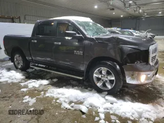 2018 Ram 1500 Big Horn with VIN 1C6RR7LG6JS124477, listed as a Copart auction lot 45650805 with 93,666 mi miles and Salvage Title. Bid and sale history available at carsss.com. Image 4.