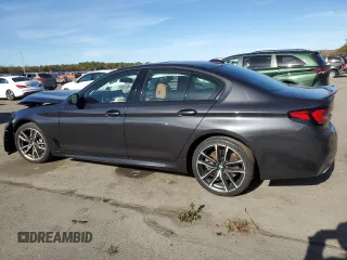 2023 BMW 5 Series 540i xDrive with VIN WBA73BJ04PCL27216, listed as a Copart auction lot 80195474 with 16,862 mi miles and Salvage Title. Bid and sale history available at carsss.com. Image 2.