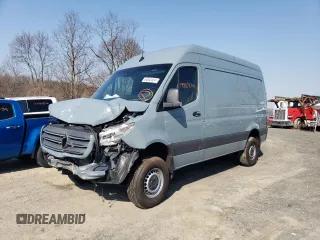 2021 Mercedes-Benz Sprinter with VIN W1Y4EBVY4MT082599, listed as a Copart auction lot 44882634 with 22,930 mi miles and . Bid and sale history available at DreamBid. Image 1.