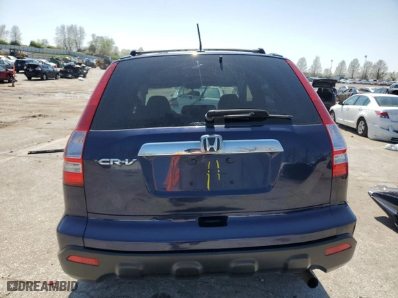 2007 Honda CR-V EX-L with VIN JHLRE48757C111267, listed as a Copart auction lot 52195505 with 293,644 mi miles and Salvage Title. Bid and sale history available at carsss.com. Image 6.