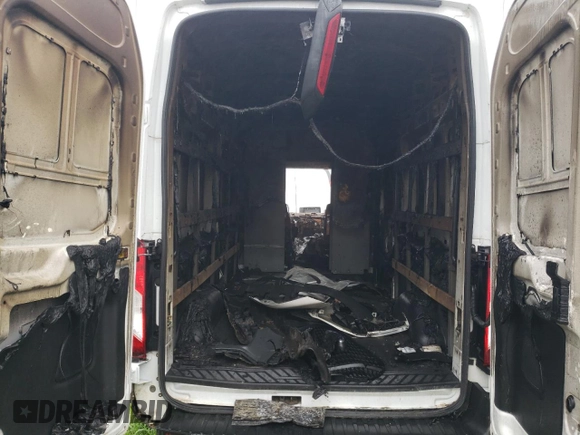 2023 Ford Transit Cargo with VIN 1FTBR2X85PKA25531, listed as a Copart auction lot 61693595 with Not provided miles and Salvage title. Bid and sale history available at DreamBid. Image 10.