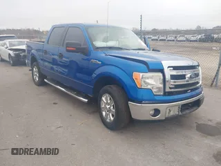2014 Ford F-150 XL with VIN 1FTEW1CM1EKG07514, listed as a IAAI auction lot 41375171 with 217,758 mi miles. Bid and sale history available at carsss.com. Image 1.
