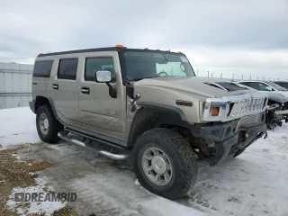 2005 Hummer H2 SUV with VIN 5GRGN23U45H107876, listed as a Copart auction lot 41707595 with 186,646 mi miles and Salvage Title. Bid and sale history available at carsss.com. Image 4.
