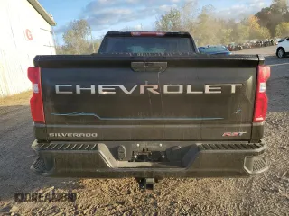 2021 Chevrolet Silverado 1500 RST with VIN 1GCRYEEK3MZ121582, listed as a Copart auction lot 74983994 with 47,459 mi miles and Non Repairable. Bid and sale history available at DreamBid. Image 6.
