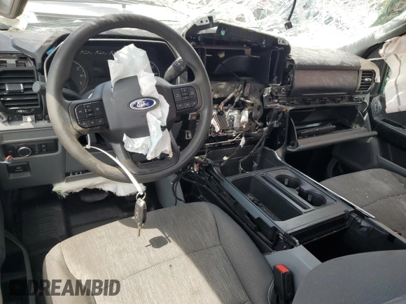 2021 Ford F-150 XL with VIN 1FTEX1CP7MKD79623, listed as a Copart auction lot 88546015 with 136,430 mi miles and Salvage title. Bid and sale history available at DreamBid. Image 8.