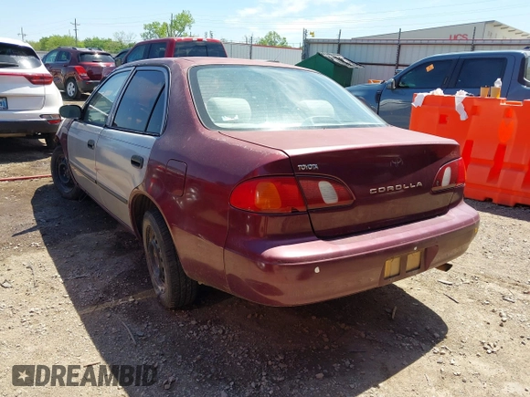 1998 Toyota Corolla VE with VIN 1NXBR12EXWZ011906, listed as a IAAI auction lot 42028529 with Not provided miles and . Bid and sale history available at DreamBid. Image 3.