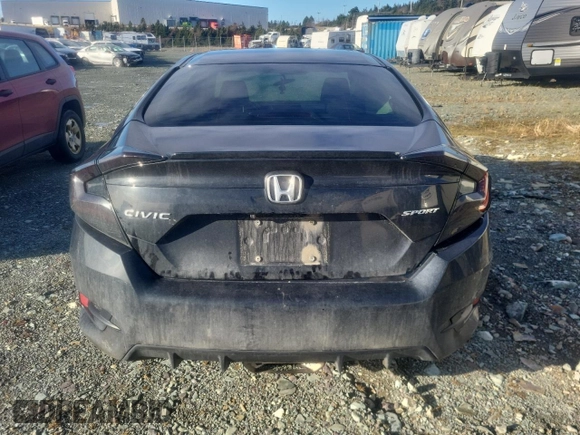 2021 Honda Civic Sport with VIN 2HGFC2F84MH008244, listed as a Copart auction lot 87156854 with 78,623 mi miles and Salvage Title. Bid and sale history available at DreamBid. Image 6.