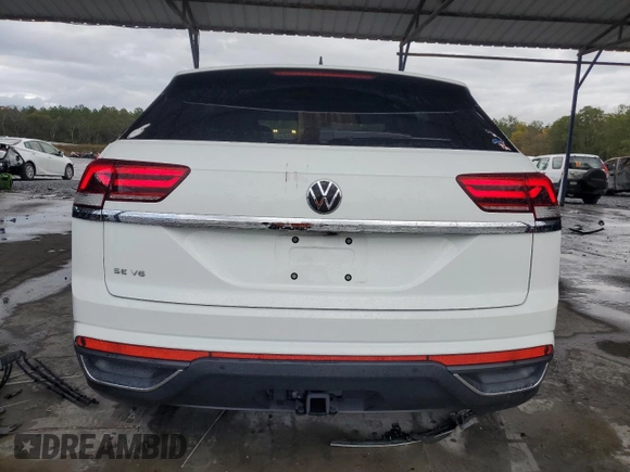 2022 Volkswagen Atlas SE with VIN 1V2JE2CA3NC227855, listed as a Copart auction lot 81473484 with 27,248 mi miles and Salvage title. Bid and sale history available at DreamBid. Image 6.
