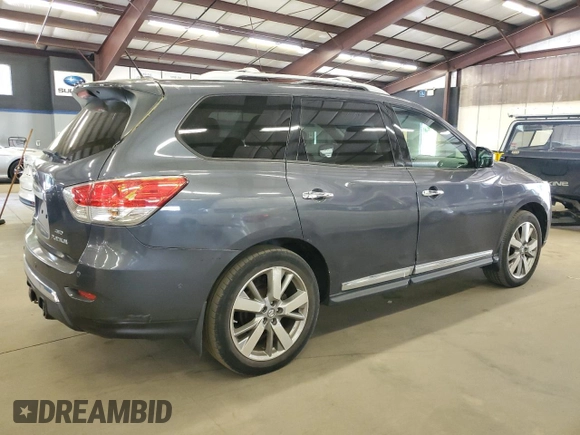 2014 Nissan Pathfinder SL with VIN 5N1AR2MM8EC624536, listed as a Copart auction lot 63219055 with 203,545 mi miles and Clean title. Bid and sale history available at DreamBid. Image 3.
